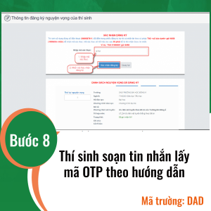 Hướng dẫn đăng kí nguyện vọng trên cổng thông tin của bộ - ĐH Đông Á